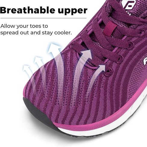 FitVille Wide Toe Box Shoes Women Comfortable Non Slip Wide Walking Shoes Women Swollen Feet Lightweight in Saudi Arabia