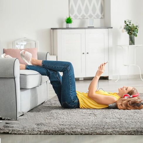 Nyicey Fuzzy House Slippers for Women Plush Comfy Faux Fur Open Toe Lined Slide Shoes Anti-Skid Sole Memory Foam House Bedroom Slippers for Ladies in Kuwait