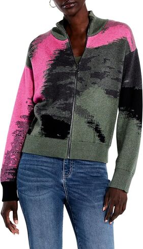 NIC+ZOE Women's Pink Pop Cardigan in Saudi Arabia