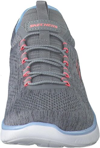 Skechers Sport Women's Women's Summits Fun Flare Sneaker, GYMT=Gray Multi, 9 in Saudi Arabia