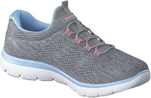 Skechers Sport Women's Women's Summits Fun Flare Sneaker, GYMT=Gray Multi, 9 in Saudi Arabia