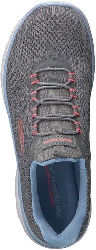 Skechers Sport Women's Women's Summits Fun Flare Sneaker, GYMT=Gray Multi, 9 in Saudi Arabia