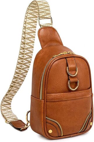 حقيبة حبال صغيرة للنساء من HADEEONG، محفظة كروس للجسم، حقيبة متقاطعة للجسم، حقيبة صدر عصرية، حقيبة خصر، حقيبة كتف، حقيبة حزام جلدي، حزام جيتار للهاتف الخلوي، حقيبة كروس للسفر/التسوق in Kuwait