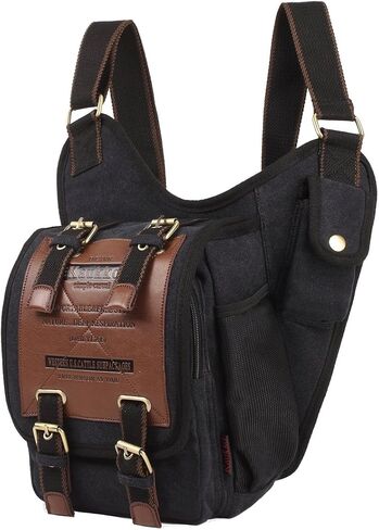 حقيبة Genda 2Archer "Zombie Apocalypse" ذات ساق متدلية لركوب الدراجات وحزام خصر وحزام كروس (كاكي 1) in Kuwait