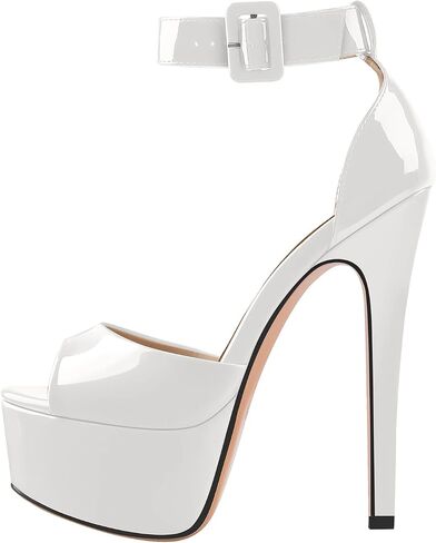 VERISSON Women's Fashion Mary Jane Stiletto Pumps Round Toe Buckle Strappy Platform Court Shoes in Saudi Arabia