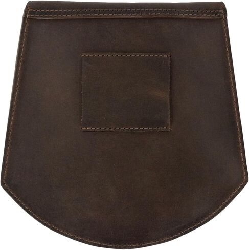 فالهالا جير, شنطة بحزام من العصور الوسطى للنوت بوك الصغيرة والجوال والاكسسوارات - مصنوعة يدويا من الجلد المحبب بالكامل - بني بوربون in Kuwait