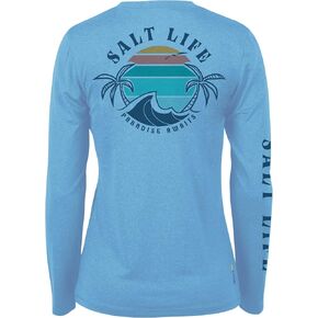 Salt Life Women's Paradise Bound Long Sleeve Performance Tee in Kuwait