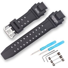 سي دبليو واي تي تي زي كيو سوار ساعة من النايلون بمشبك دبوس لساعة كاسيو جي شوك جرافيتي ماستر للرجال GW-4000 GA-1000 GW-A1000 GWA1100، اكسسوارات سوار ساعة رياضية خارجية, راتنج in Kuwait