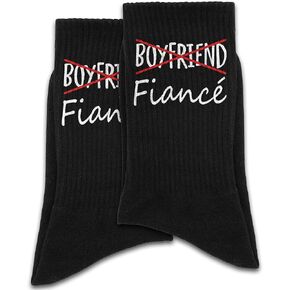 Not Boyfriend Socks, Fiance Socks, Wedding Gift, Gifts For Man Sock, Fiance Present Socks, Gift For Fiance.