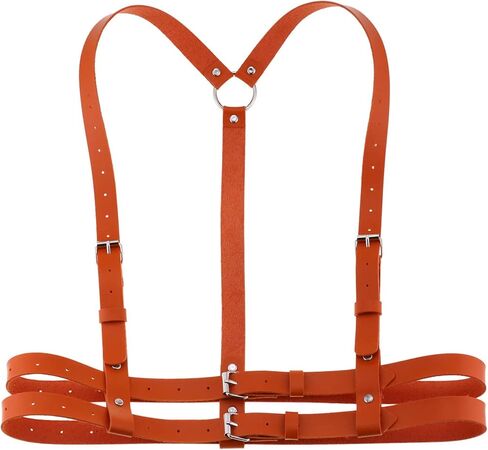 eYLun Women Leather Harness Belt Punk Body Waist Belt Adjustable Goth Waist Straps Belt in Saudi Arabia