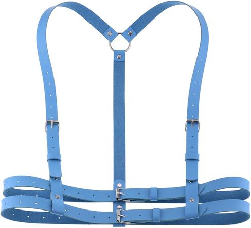 eYLun Women Leather Harness Belt Punk Body Waist Belt Adjustable Goth Waist Straps Belt in Saudi Arabia