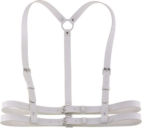 eYLun Women Leather Harness Belt Punk Body Waist Belt Adjustable Goth Waist Straps Belt in Saudi Arabia