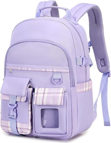 abshoo Kids Backpack For School Girls Kindergarten Elementary Bookbag School Bag (Purple) in Kuwait