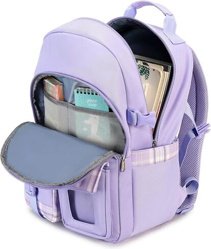 abshoo Kids Backpack For School Girls Kindergarten Elementary Bookbag School Bag (Purple) in Kuwait