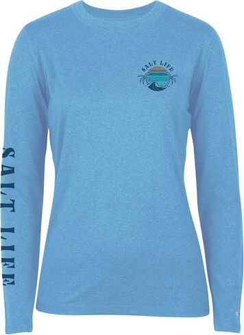 Salt Life Women's Paradise Bound Long Sleeve Performance Tee in Saudi Arabia