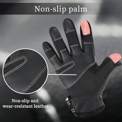 ZZLOVE Winter Warm Touch Screen Gloves for Men and Women, Waterproof and Anti-Slip Cycling Running Gloves,Water Resistant Windproof Outdoor Sports Glove for Bicycle in Kuwait