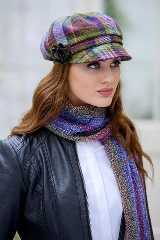 وشاح سكيليغ من الصوف الأيرلندي من Mucros Weavers مصنوع من صوف ميرينو الناعم للغاية ومزيج الكشمير in Kuwait