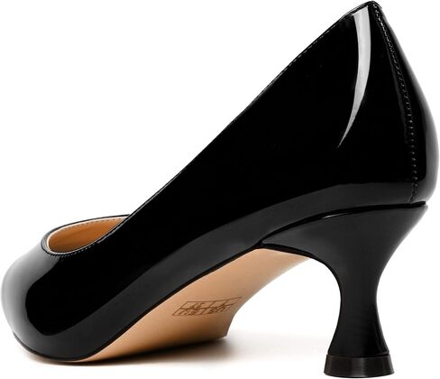 NUMALEO Womens Slip On Solid Patent Party Fashion Pointed Toe Kitten Low Heel Pumps Shoes 2 Inch in Saudi Arabia