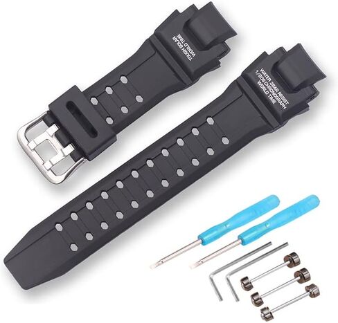 سي دبليو واي تي تي زي كيو سوار ساعة من النايلون بمشبك دبوس لساعة كاسيو جي شوك جرافيتي ماستر للرجال GW-4000 GA-1000 GW-A1000 GWA1100، اكسسوارات سوار ساعة رياضية خارجية, راتنج in Kuwait