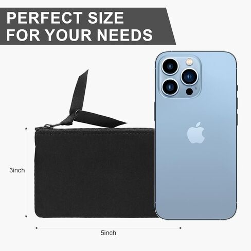 DONGGANGAJI Clippable Card Pouch & Zip Mini Cotton Wallet in Kuwait