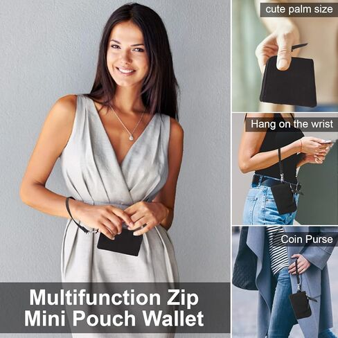 DONGGANGAJI Clippable Card Pouch & Zip Mini Cotton Wallet in Kuwait