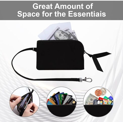 DONGGANGAJI Clippable Card Pouch & Zip Mini Cotton Wallet in Kuwait