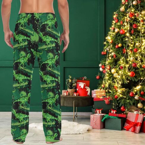 visesunny Mens 100% Cotton Pajama Bottoms Lightweight Lounge Pant with Pockets Soft Sleep Pj Pants for Men in Saudi Arabia