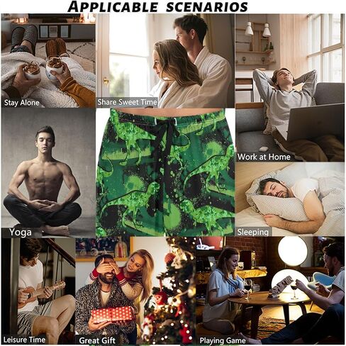 visesunny Mens 100% Cotton Pajama Bottoms Lightweight Lounge Pant with Pockets Soft Sleep Pj Pants for Men in Saudi Arabia