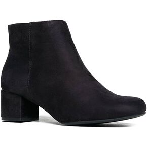 J. Adams Low Heel Zip Up Round Toe Ankle Bootie - Jody