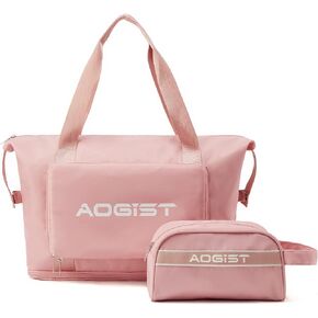 حقائب سفر للنساء، حقيبة عطلة نهاية الأسبوع مع حقيبة أدوات الزينة، حقيبة حمل للسفر حقيبة كتف طوال الليل مع جيب مبلل in Kuwait