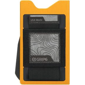 جريب6 محافظ بسيطة للرجال | محافظ رفيعة للرجال | تقنية تحديد الهوية بموجات الراديو | سوار نقود اختياري, فوكس تيل, No Loop - Black Moneyband, مُبسط in Kuwait