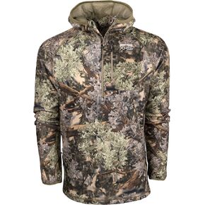 King's Camo XKG Covert 1/2 Zip Hoodie With Built-In Face Mask in Kuwait