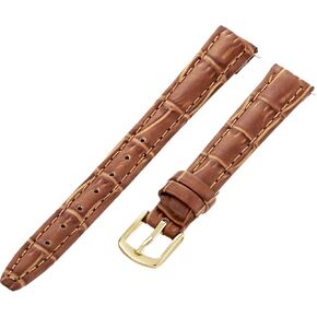 حزام ساعة للسيدات من Hadley-Roma طراز LSL135RR-120 مقاس 12 مم من جلد التمساح بلون برونزي in Kuwait