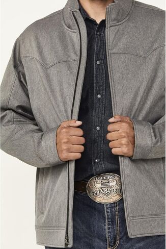 Cinch Men's Grey Concealed Carry Bonded Jacket in Saudi Arabia