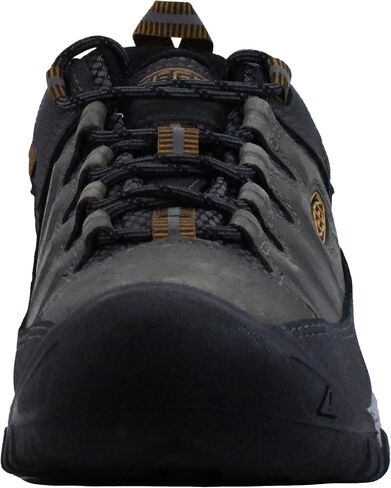 KEEN Men's Targhee 3 Low Height Waterproof Hiking Shoes, Steel Grey/Golden Brown, 11.5 in Saudi Arabia