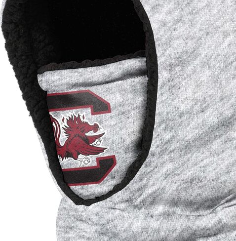 FOCO South Carolina Gamecocks NCAA Heather Grey Big Logo Hooded Gaiter in Saudi Arabia