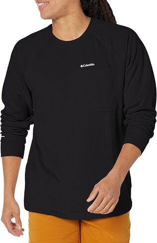 Columbia mens Black Mesa Waffle Knit Crew Hiking Shirt in Saudi Arabia