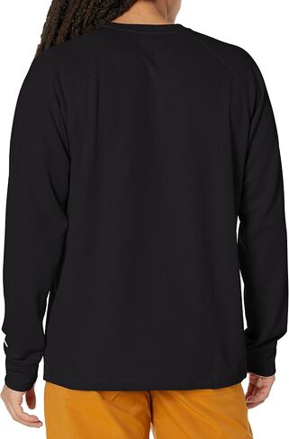 Columbia mens Black Mesa Waffle Knit Crew Hiking Shirt in Saudi Arabia