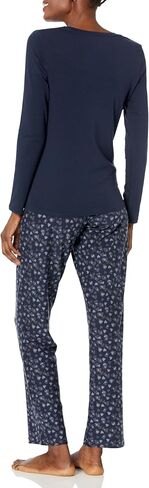 Calvin Klein Women's Comfort Fleece Long Sleeve Sleepwear Set in Saudi Arabia