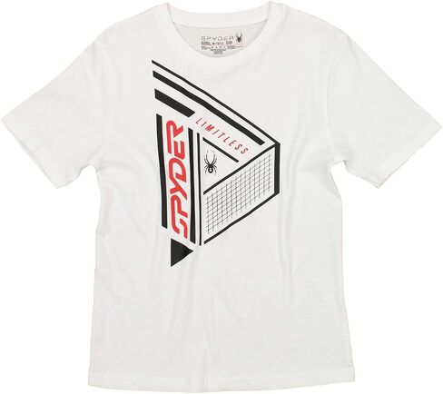 Spyder Youth Boys (8-20) Athletic Short Sleeve Graphic Cotton T-Shirt in Saudi Arabia