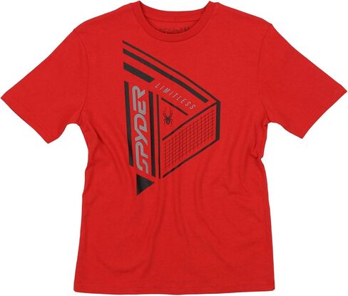 Spyder Youth Boys (8-20) Athletic Short Sleeve Graphic Cotton T-Shirt in Saudi Arabia
