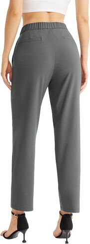 VQW Womens High Waisted Trousers Casual Ankle Pants Work Dress Pants with Pockets in Saudi Arabia