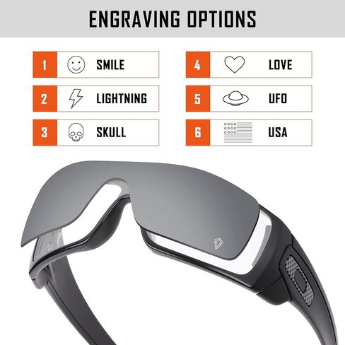 TRUSHELL Polarized Replacement Lenses for OAKLEY Triggerman OO9266 Sunglass in Saudi Arabia