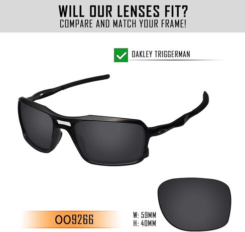 TRUSHELL Polarized Replacement Lenses for OAKLEY Triggerman OO9266 Sunglass in Saudi Arabia