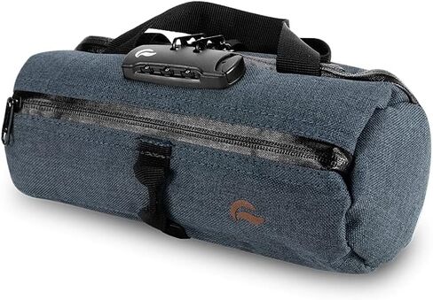 Duffle bag Small 10"- Smell Proof - With combo lock - SK9 Premium odorless Technology (Blue Navy) in Saudi Arabia