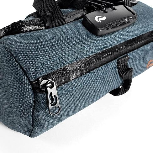Duffle bag Small 10"- Smell Proof - With combo lock - SK9 Premium odorless Technology (Blue Navy) in Saudi Arabia