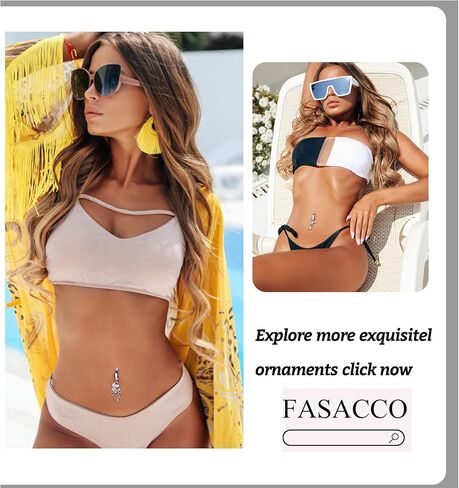 FASACCO 14G زر البطن مع استرخى الفرس البطن الدائري لذيذ البطن زر خواتم الجراحية الصلب حلقات السرة الصغيرة in Kuwait