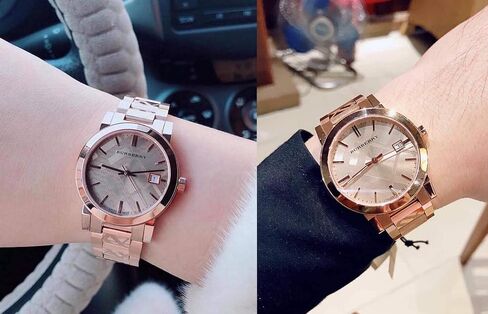 Swiss Rare Engraved Rose Gold Date Dial 38mm Unisex Men Women Wrist Watch The City BU9039 in Saudi Arabia