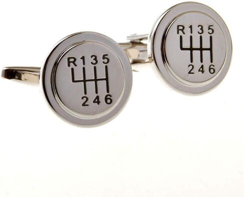 6 Stick Shift Automobile Cufflinks Car Racecar Sport Motor Vehicle Manual in Saudi Arabia