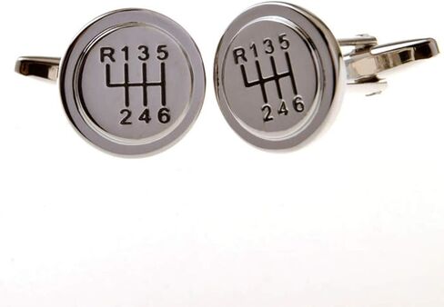 6 Stick Shift Automobile Cufflinks Car Racecar Sport Motor Vehicle Manual in Saudi Arabia